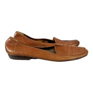 Cole Haan Women’s Loafers Leather Brown Size 8.5 B Almond Toe Italian Loafers